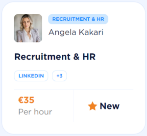 Recruitment freelancer angela Kakari