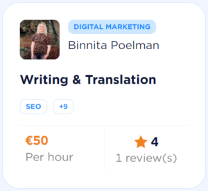 Freelancer binitta poelman