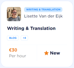 Freelancer lisette van der eijk