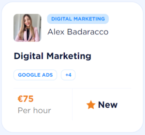 Marketing freelancer alex Badaracco